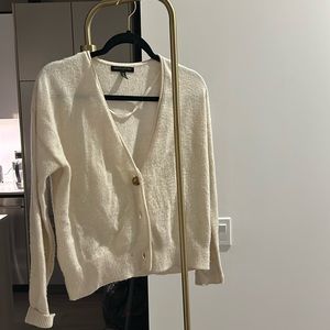 Banana Republic Cream Cardigan with Buttons